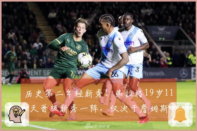 历史第二年轻新秀！弗拉格19岁112天晋级新秀一阵，仅次于詹姆斯